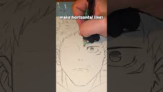 How to Draw the OTHER EYE👀... #art #anime #jujutsukaisen
