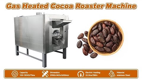Cocoa Bean Roaster Machine Gas Electric|Cocoa Powder Making Machine |Cocoa Butter Making Machine
