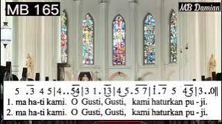 Madah Bakti 165, Sewaka Bakti, Lagu Misa, Lagu pembuka.