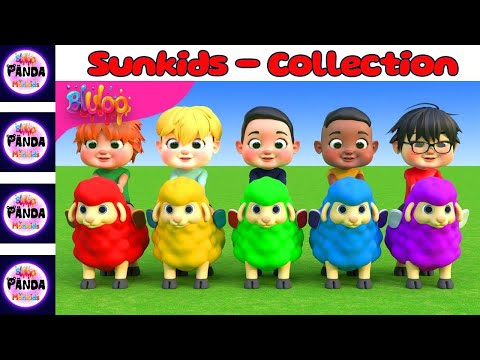 Learning Colors and Numbers Song | Colorful Sheep on the Farm | Nursery Rhymes & Kids Songs