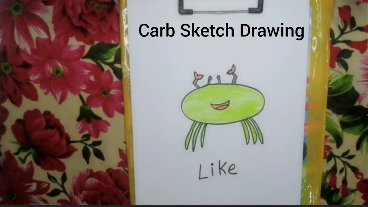 How to draw Carb Sketch drawing || Carb Sketch drawing 
