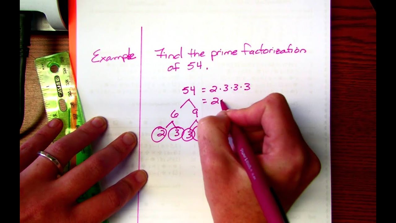 1 1 Prime factorization example - YouTube