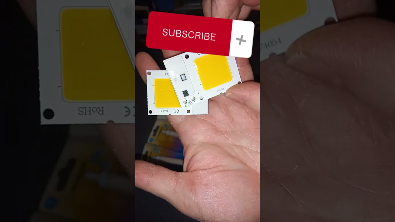 LED COB (Chip On Board) 230 V Ac per Relamping fari alogeni