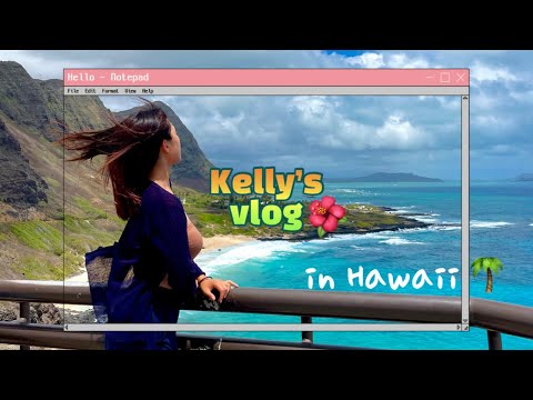 Kelly’s Vlog | 하와이 단기 어학연수 브이로그 ☁️🌴🌺 코시국 첫 해외여행 😭 ☀️ 호놀룰루,와이키키 해변,다이아몬드 헤드 ,Dole Pineapple 농장🍍