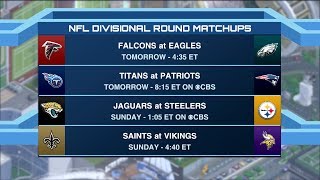 Time to Schein: Divisional Round picks