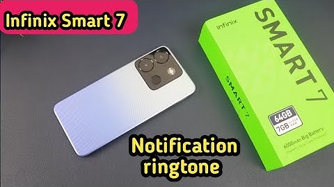 How to change Notification Tone in Infinix Smart 7, Infinix Smart 7 me notification sound kaise
