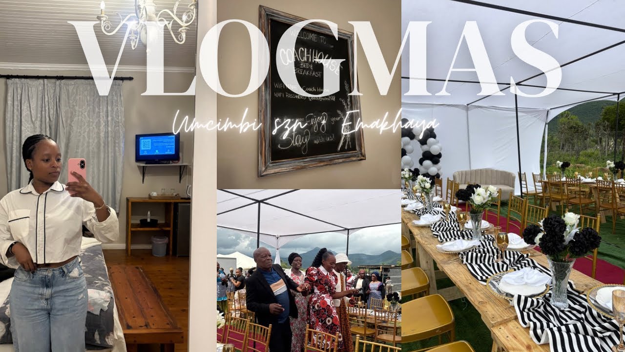 DELAYED VLOGMAS EP5| Travelling, Emakhaya, Umcimbi & more