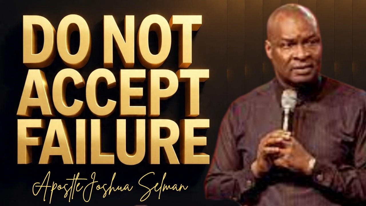 DON'T SETTLE FOR LESS IN 2026; Say NO to Failure || APOSTLE JOSHUA SELMAN
