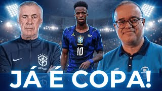 PÓS: BRASIL 6 X 2 PANAMÁ, 1º TESTE DE EVERALDO NA GLOBO | Estúdio Live: Mundo #4