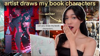 hiring an artist to draw my book characters 💌🖍️ | authortube
