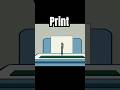 Printer has been implemented. #animation #gameplay #indiegame #penjaminsdeskapades #gamedev