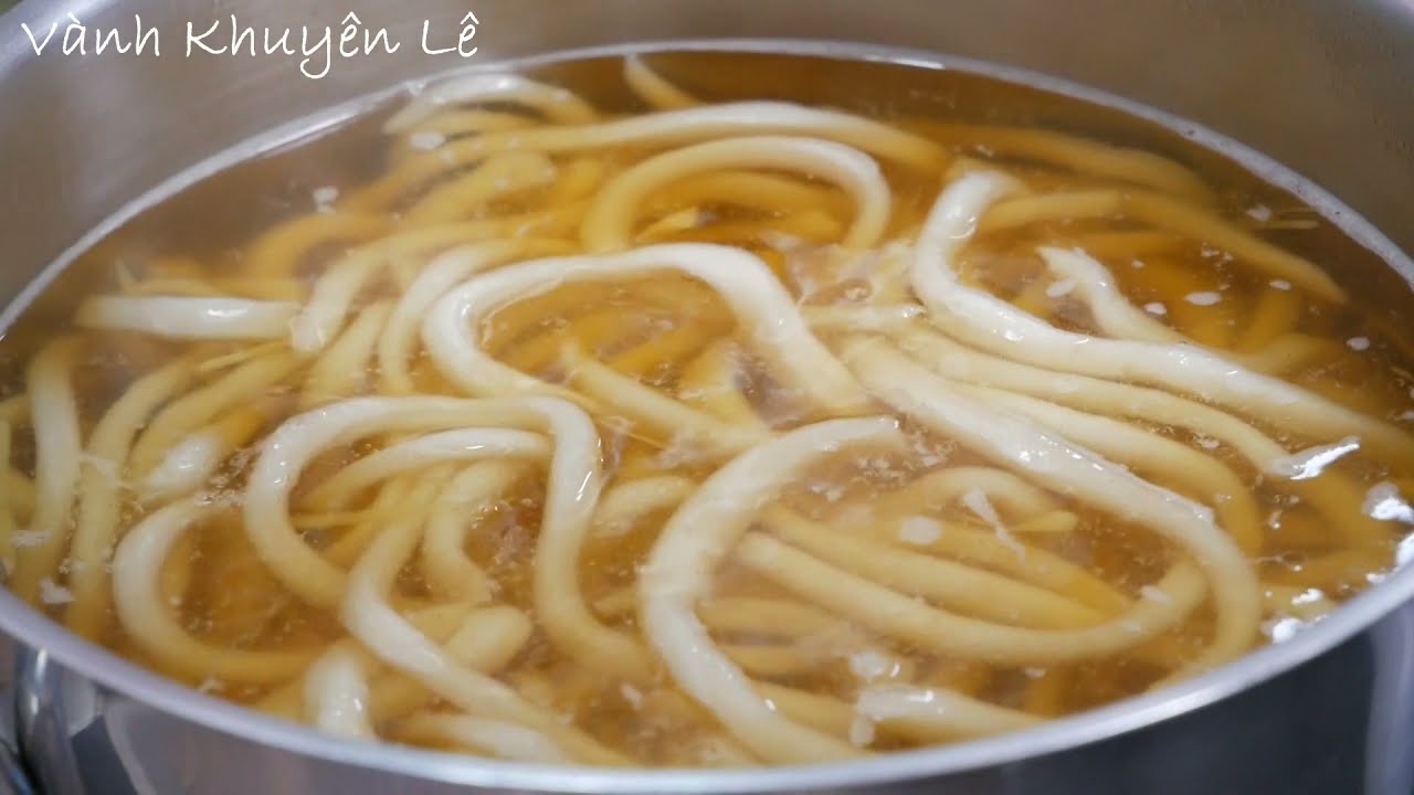 Cách Nấu Chè Bánh Canh Ngọt, BÁNH CANH BỘT XẮT - Cách... - youtube