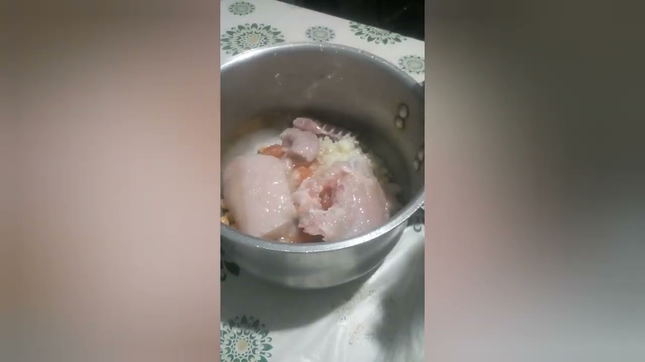 طريقة  تحضير دجاج بحمص كجي لذيذ سهل تحضير