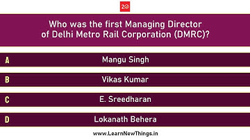 Delhi Quiz - Part 2 | 20 Questions | Union Territories of India Quiz