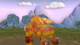 Spore creature riding creature