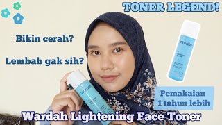 Wajah auto makin bersih pake Wardah lightening face toner.