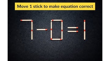 Hardest Maths Problem in the World? 😱 Move 1 Stick to Solve! 🧠 Brain Teaser Challenge 🇺🇸 🇨🇦 🇬🇧 🇦🇺