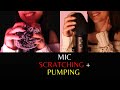 ASMR - FAST AND AGGRESSIVE MIC SCRATCHING PUMPING | fluffy and foam cover in sync 🤤