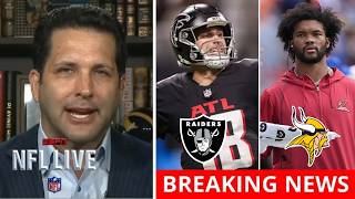 NFL LIVE | Adam Schefter LATEST on NFL free agents: Raiders land Kirk Cousins - Murray to Vikings