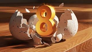 Epic 10 To 1 Countdown Explosion Den Countdown Animation 4K Cinematic Timer