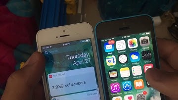 iPhone 5 iOS 10.3.2 beta 5 vs iPhone 5C iOS 10.3.2 beta 5