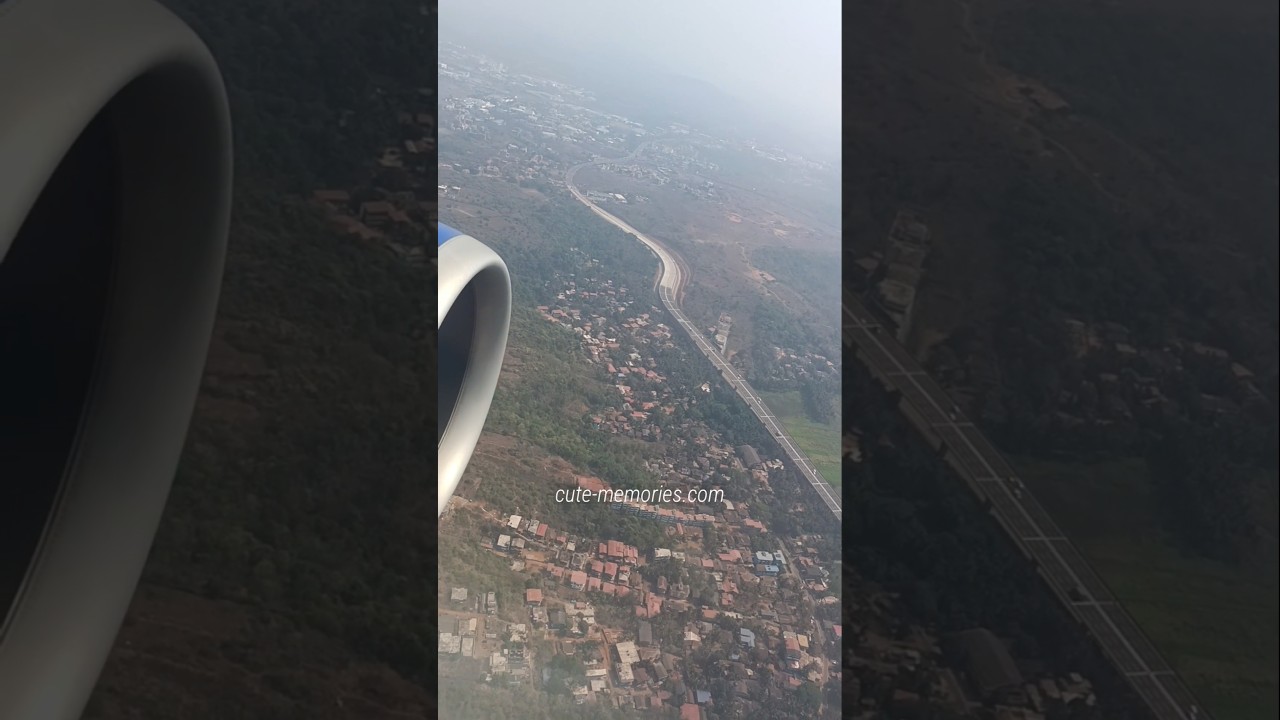 Indigo flight reaching GOA airport | #dabolim #delhitogoa #goatourism