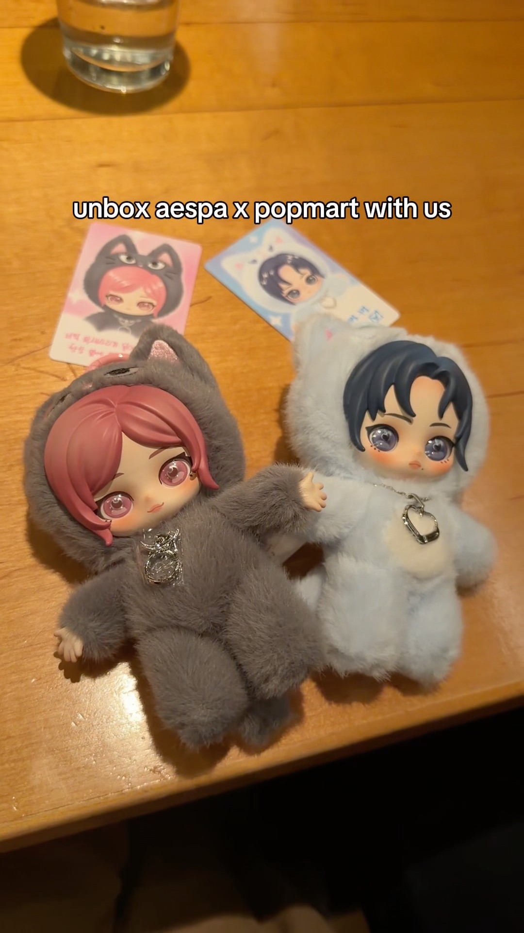 エスパ　ぽぽ unbox aespa x popmart with us - YouTube