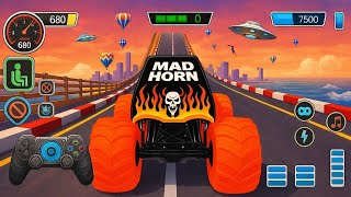 Monster Truck Mega Ramp Impossible Driver - Mega Ramp Monster Truck Racing - Android Gameplay screenshot 2