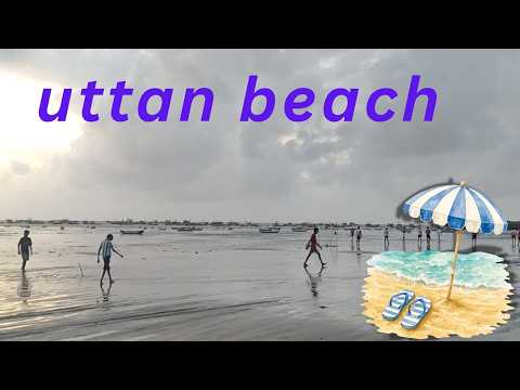 🌊 Uttan Beach Mumbai 🏖️ #UttanBeach #Mumbai #BeachVibes #Sunset #Travel #Viral #Reels
