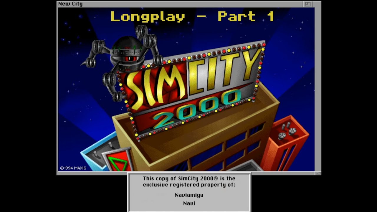 Sim City 2000 Longplay - Amiga - Part 1