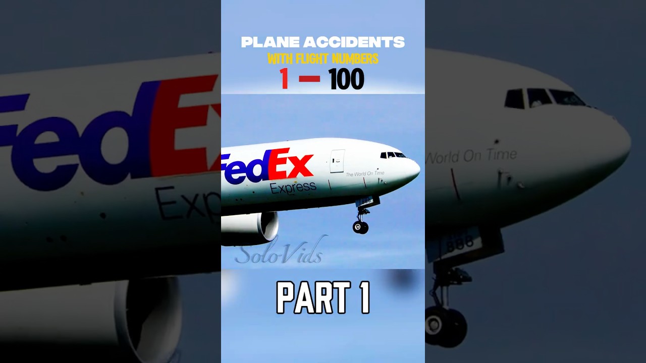 Plane Accidents With Flight Numbers 1-100 (Part 1) 
