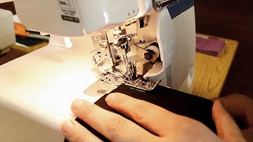 Coverstitch for Hemming Knits Part 1 - Using the Juki MO-735 Coverstitch Serger
