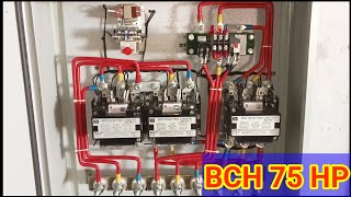 Bch 75 Hp Star Delta Startor Connection Kaise Kare Bch 75 Hp Control Wiring 