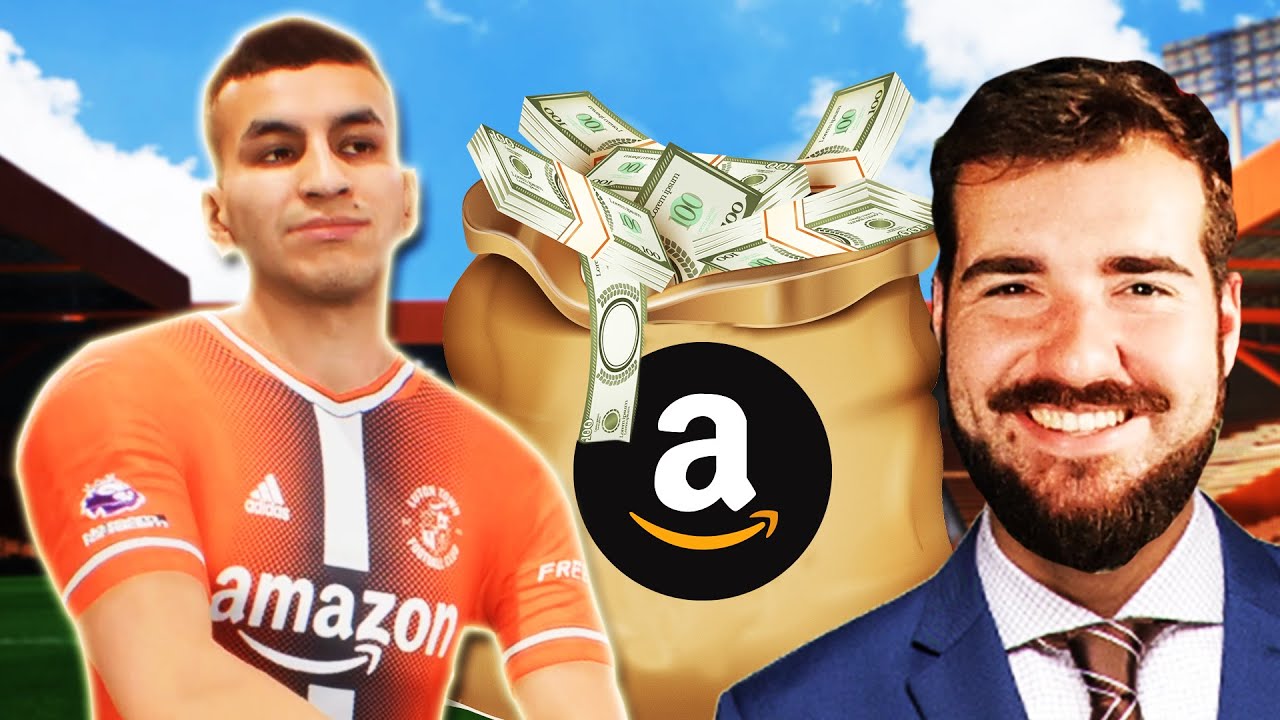Amazon COMPRA el Luton Town y NUEVA equipacion Adidas en FC 24 Modo ...