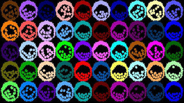 45 Team + 450 Colors Marble Run Race ASRM in Algodoo