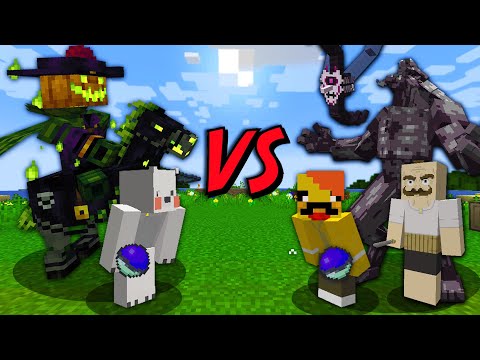 고작 1마리로 다 이겨버리는 괴물?! [괴물몬스터] 1 vs 3 to win monster in minecraft