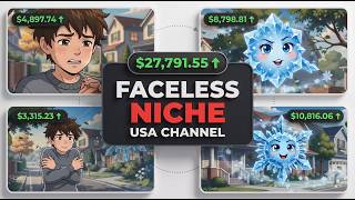High RPM Viral USA Niche - Complete FACELESS Youtube Automation