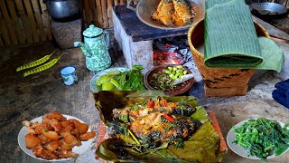 MENU SEDERHANA NGALIMED AUTO NAMBAH LAGI‼️PEPES IKAN MAS,SAMBEL GOANG PETE,TUMIS,OSENG KIKIL