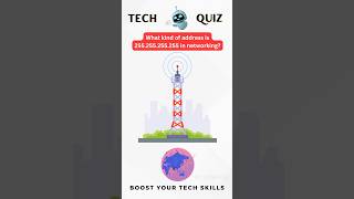 What Is the 255.255.255.255 Address? | Broadcast Address Explained #TechQuiz #Networking #IPAddress