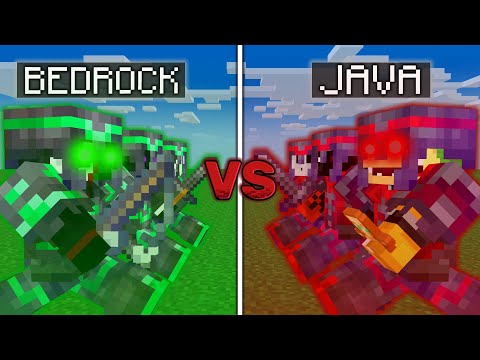 Minecraft Bedrock VS Java PvPers