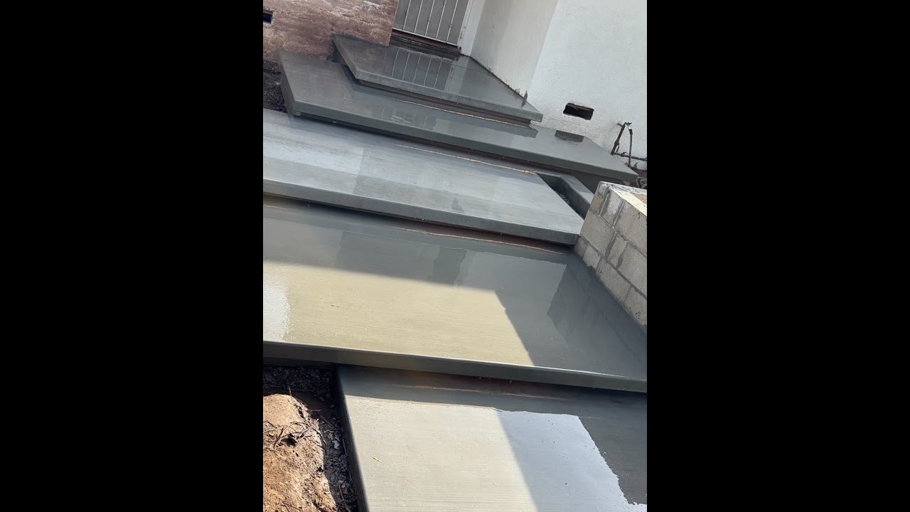 Floating Concrete Steps Glow with LED Lights!🔥🔥