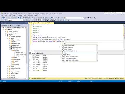 DML Commands in