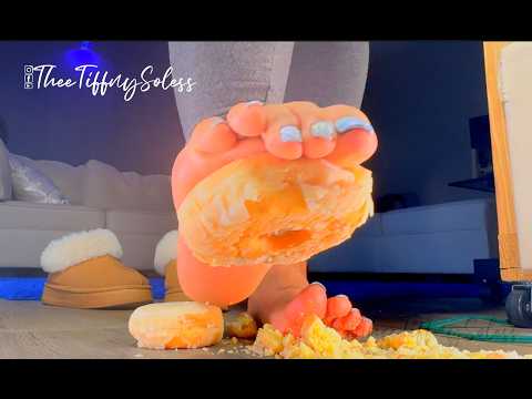 ASMR 🍩 Donut Smash Turns Into Crumble | Dry Crunch Sounds (No Talking)