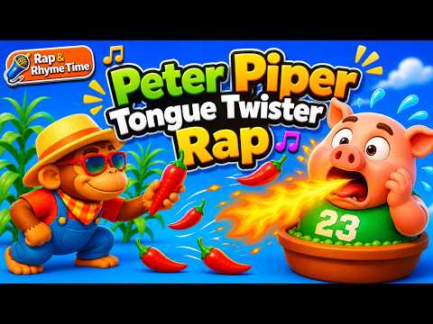 Peter Piper (Hip Hop Remix) | Tongue Twister Rap | Fun Hip Hop Kids Songs and Nursery Rhymes