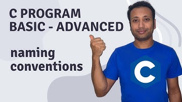 C Program English Tutorial 12 : variables naming conventions