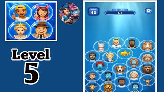 Bubble match connect puzzle level  5 solution and walkthrough for gameplay 