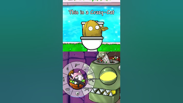 Just another reminder about this Crazy Cat (PVZ) #pvz #plantsvszombies