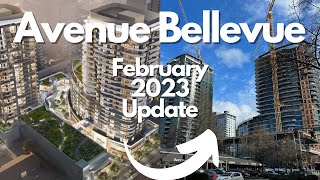 Avenue Bellevue condos - February 2023 construction update