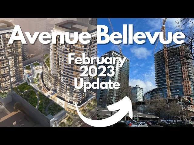 Avenue Bellevue condos - February 2023 construction update