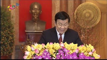 Chủ tịch nước Trương Tấn Sang chúc mừng năm mới Bính Thân 2016